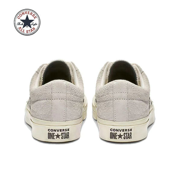 25c600882e26c80cb814ff6d333ca151 9 - 品質嚴選 Converse One Star 翻毛皮硫化板鞋 男女同款 灰白 161577C