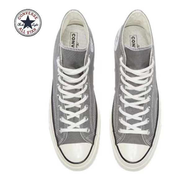 匡威 18 - 現貨不用等 Converse 1970 经典高幫 男女 休閒 情侶 帆布鞋 灰色