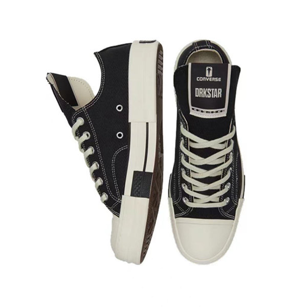 78f48440da8a03dfce5f04dc43aaed78 17 - Rick Owens DRKSHDW x Converse DRKSTAR 休閒 帆布鞋 黑色 男女同款