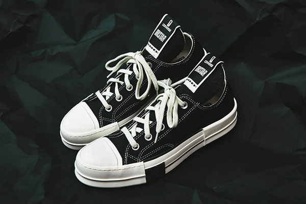 Converse DRKSTAR - Rick Owens DRKSHDW x Converse DRKSTAR 休閒 帆布鞋 黑色 男女同款